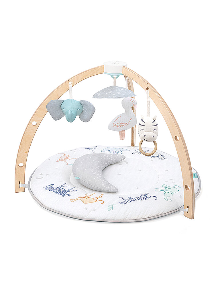 ADEN + ANAIS Baby Spieldecke mit Bogen weiß